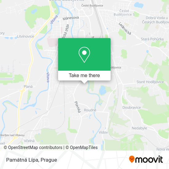 Památná Lípa map
