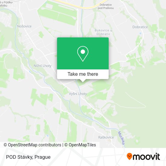 Карта POD Stávky