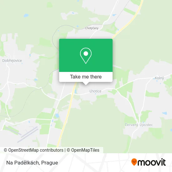 Карта Na Padělkách