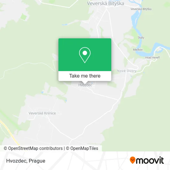 Карта Hvozdec