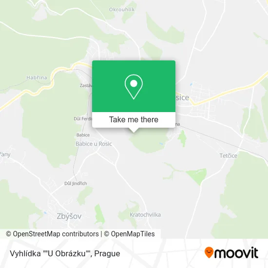 Карта Vyhlídka ""U Obrázku""