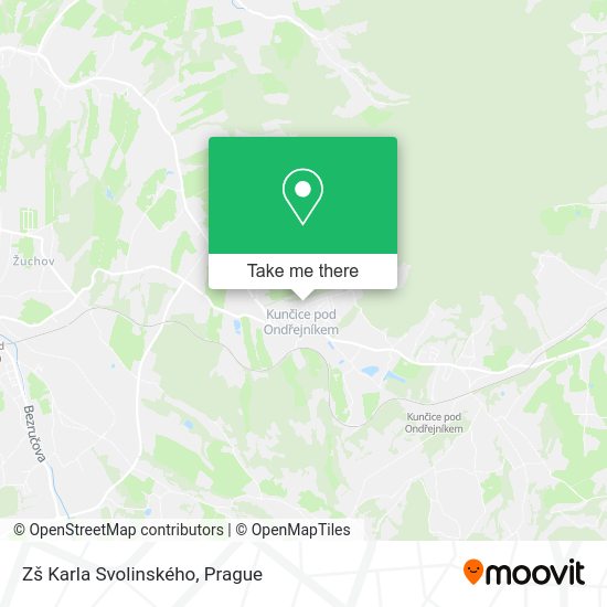 Zš Karla Svolinského map