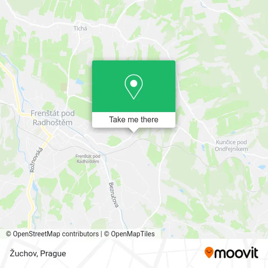 Карта Žuchov