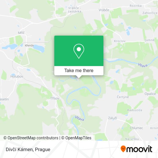 Dívčí Kámen map