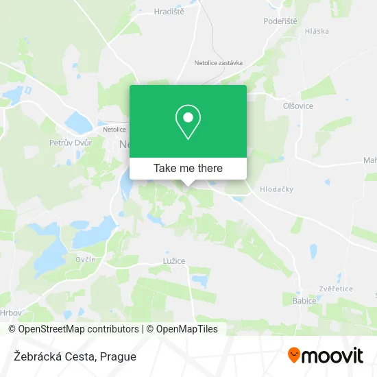 Карта Žebrácká Cesta