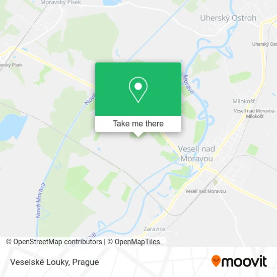 Карта Veselské Louky