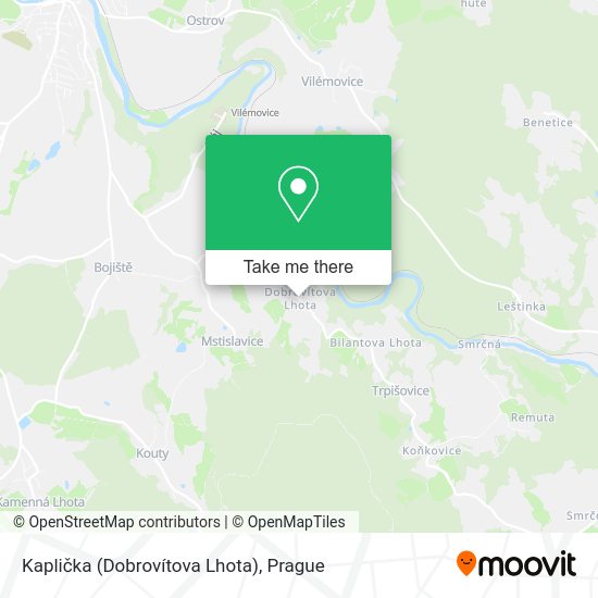 Kaplička (Dobrovítova Lhota) map