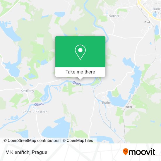 V Klenířích map