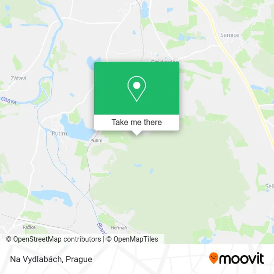 Карта Na Vydlabách