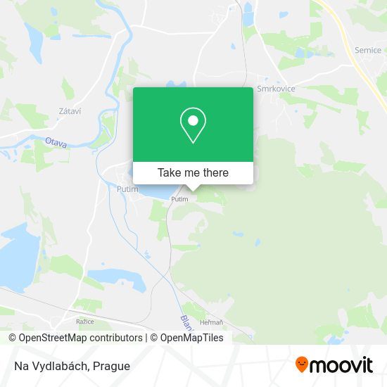 Карта Na Vydlabách