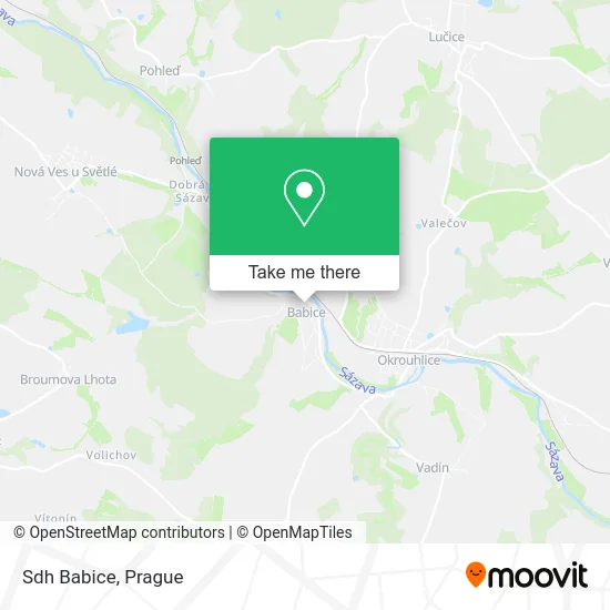 Карта Sdh Babice