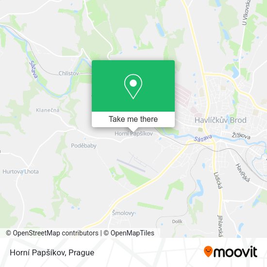 Horní Papšíkov map