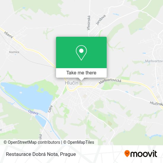 Restaurace Dobrá Nota map