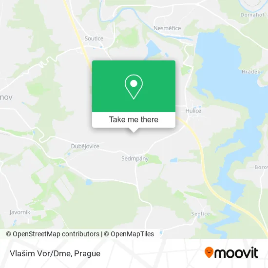 Карта Vlašim Vor/Dme