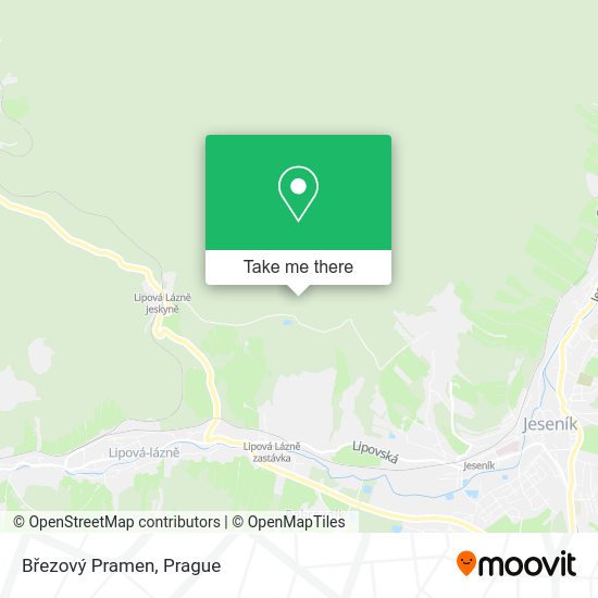 Březový Pramen map