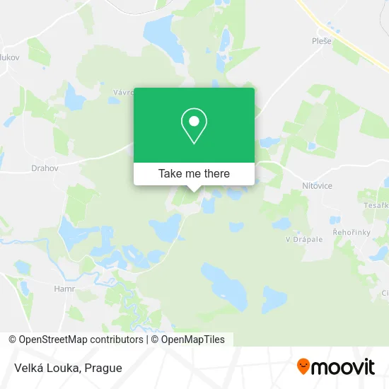 Карта Velká Louka