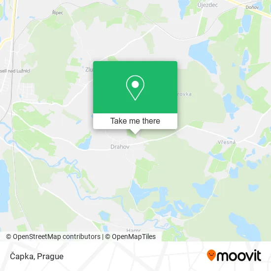 Čapka map