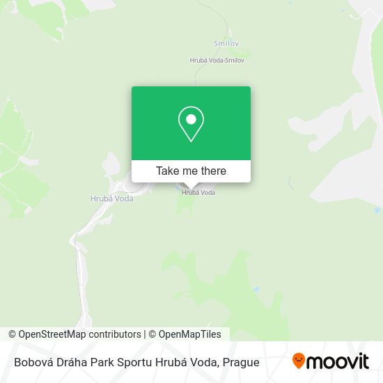 Bobová Dráha Park Sportu Hrubá Voda map