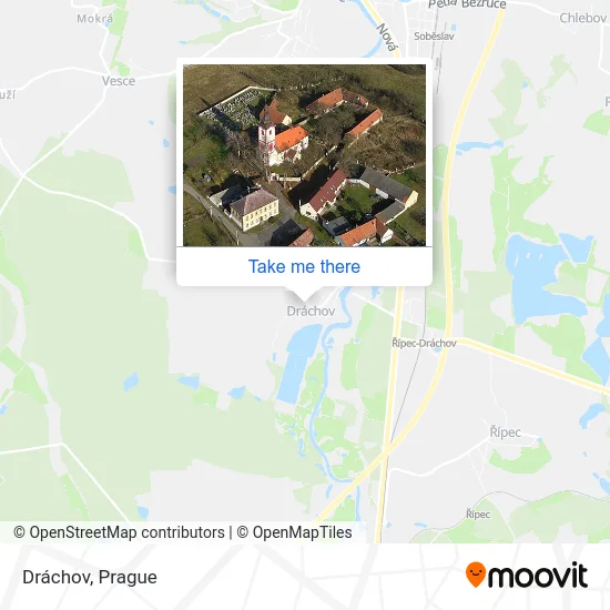 Карта Dráchov