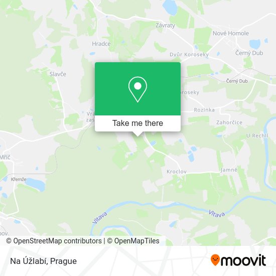 Na Úžlabí map
