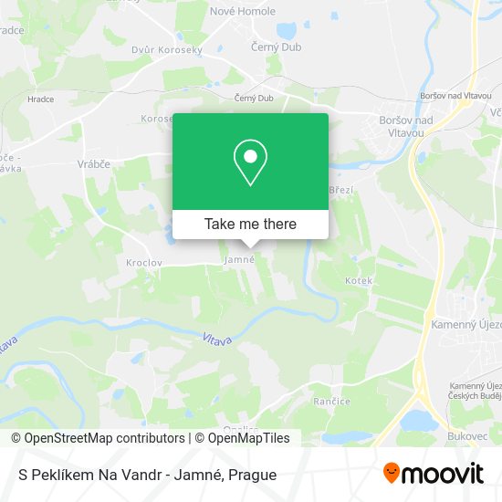 S Peklíkem Na Vandr - Jamné map