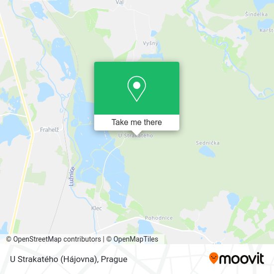 U Strakatého (Hájovna) map