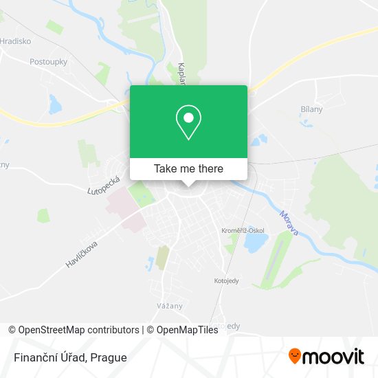 Finanční Úřad map
