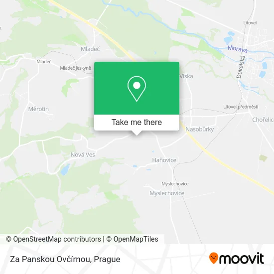 Карта Za Panskou Ovčírnou