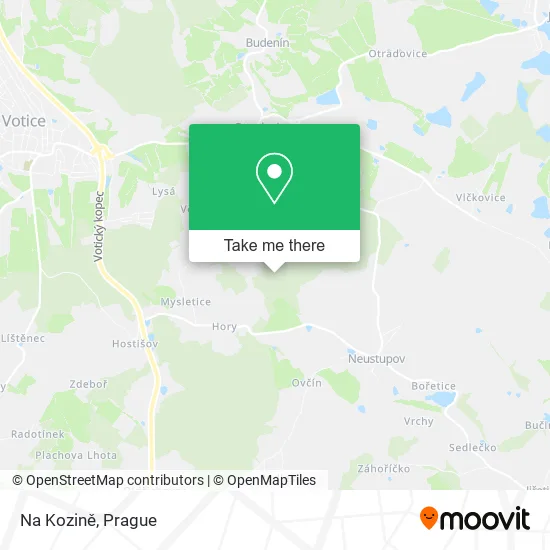 Карта Na Kozině