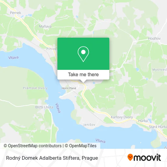 Карта Rodný Domek Adalberta Stiftera