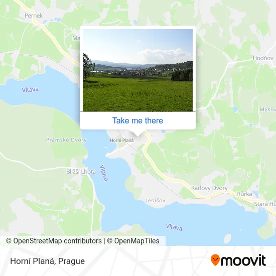 Карта Horní Planá