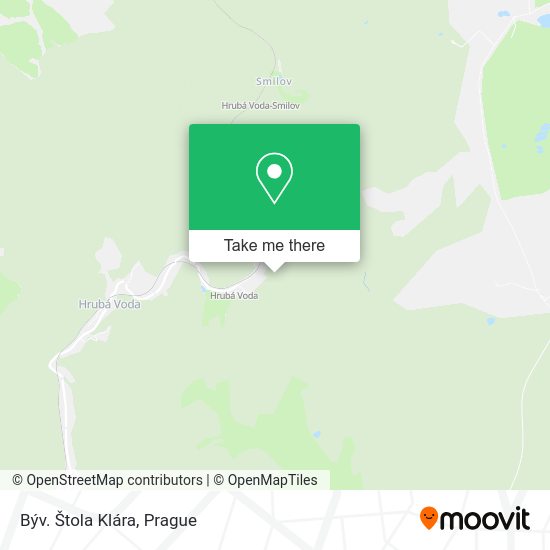 Býv. Štola Klára map