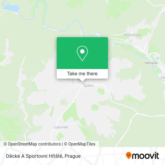 Děcké A Sportovní Hřiště map