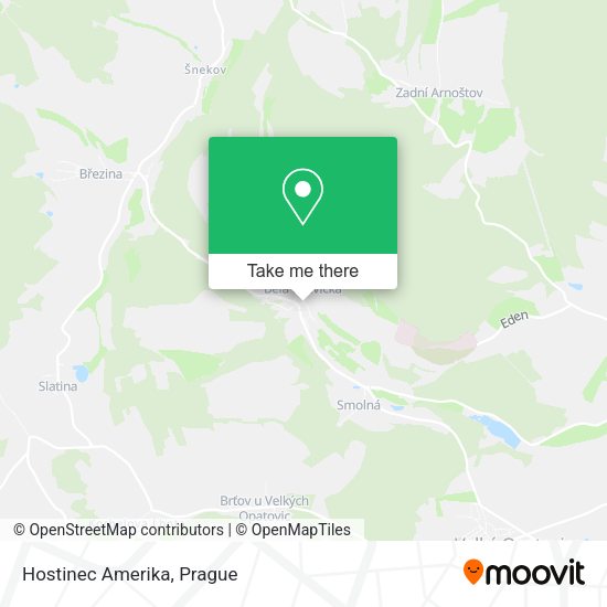 Карта Hostinec Amerika