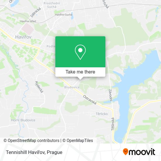 Tennishill Havířov map