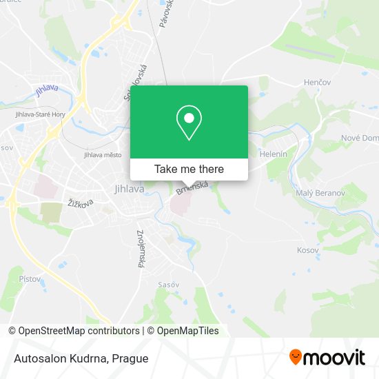 Карта Autosalon Kudrna