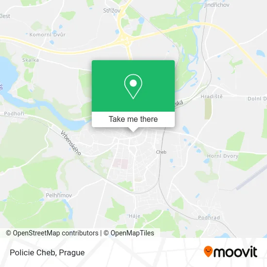 Карта Policie Cheb