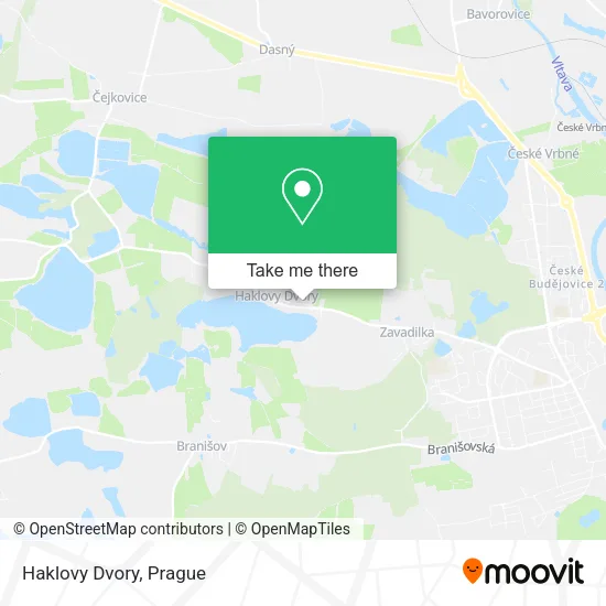 Карта Haklovy Dvory