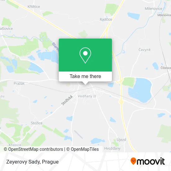 Карта Zeyerovy Sady