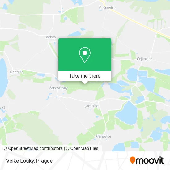 Карта Velké Louky