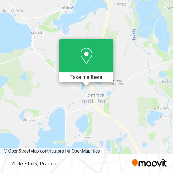 Карта U Zlaté Stoky