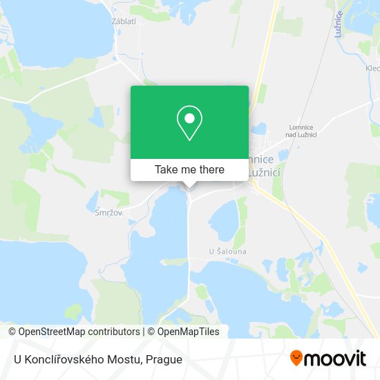 U Konclířovského Mostu map