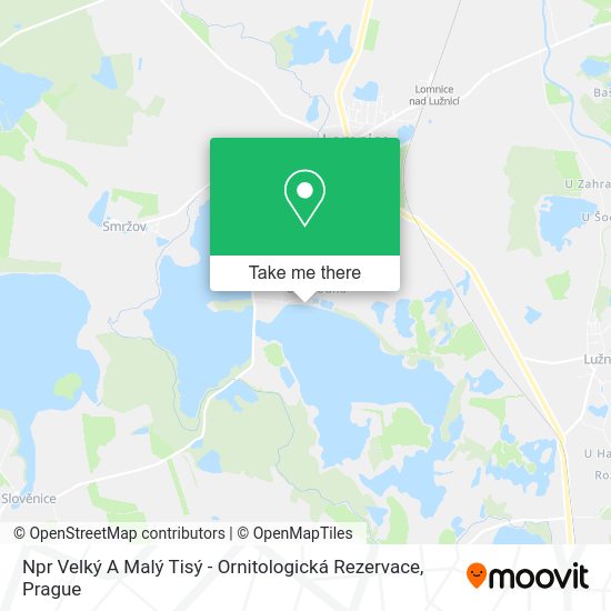 Npr Velký A Malý Tisý - Ornitologická Rezervace map