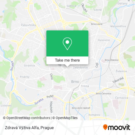 Zdravá Výživa Alfa map