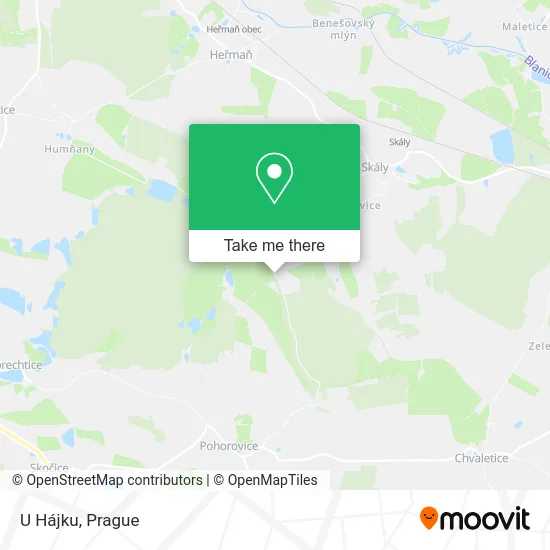 Карта U Hájku