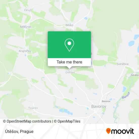 Карта Útěšov