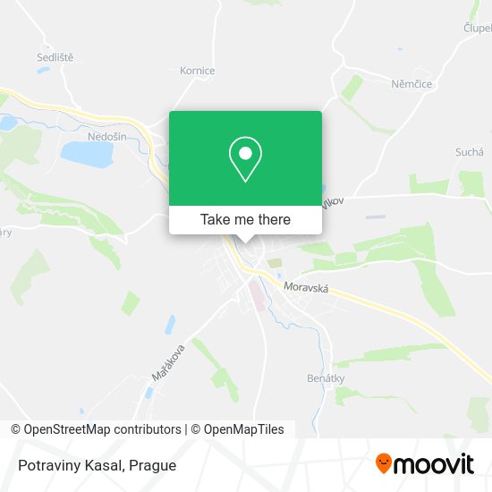 Карта Potraviny Kasal