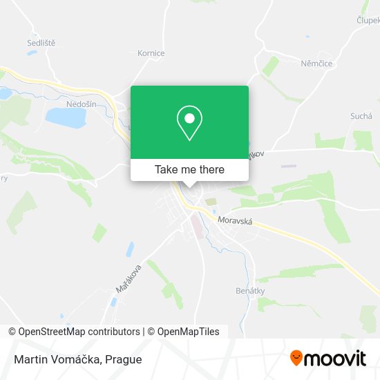 Martin Vomáčka map