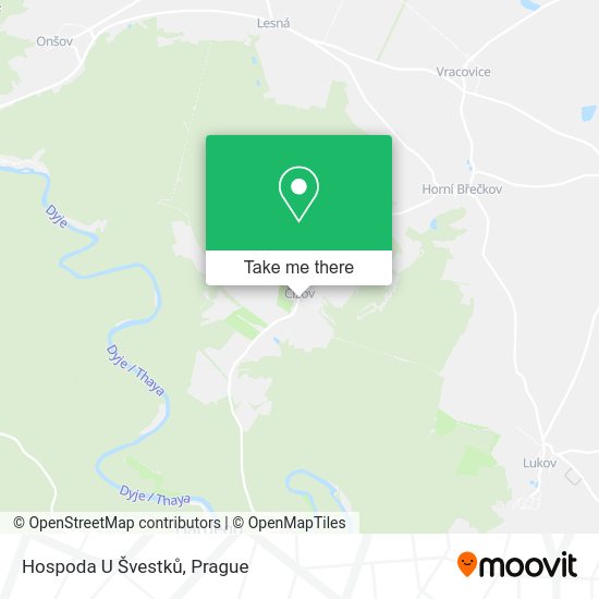 Hospoda U Švestků map