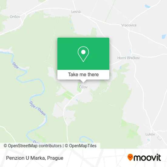 Карта Penzion U Marka